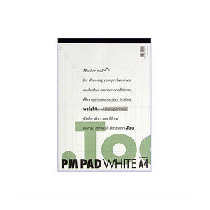 COPIC PM PAD WHITE马克笔本专用纸 手绘 拍纸簿/半透明A4A3