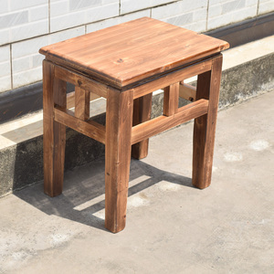 45cm高实木方凳圆凳钢琴凳作业凳卧室凳单人独凳餐桌高凳换鞋凳子