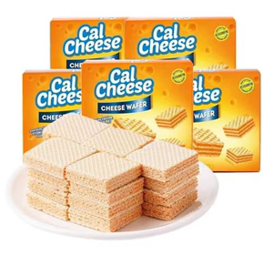 迈大CalCheese钙芝奶酪味威化饼干135g盒装新货零食喜糖三盒包邮