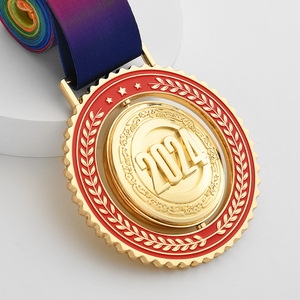 金属奖牌定制定做篮球足球马拉松冠军比赛奖章金银铜旋转挂牌订制
