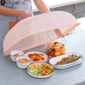 长方形盖菜罩新款加大塑料菜盖子食物罩家用厨房防蚊餐桌台罩大号