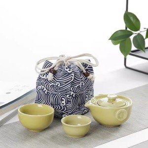 一人份茶具创意快客杯一壶二杯陶瓷旅行茶具套装便携户外旅游茶具