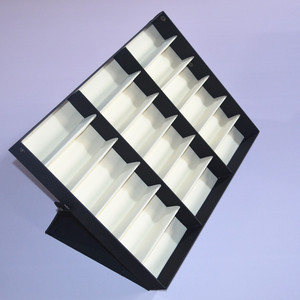 18格眼镜展示盒太阳镜饰品收纳盒 厂家直销质量保证黑色盖可树立
