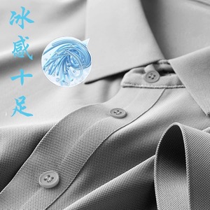 2024新款冰丝POLO衫DIY印字白领工作服旅游团体服4S店销售定制服