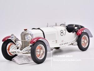 德国 CMC 1:18 1931年 奔驰白象 SSKL 87号 合金限量仿真汽车模型