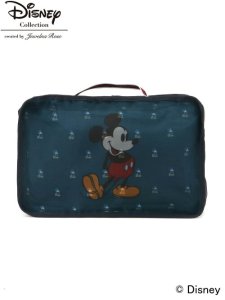 现货 日本Disney迪士尼Mickey米奇90周年限定行李衣物整理收纳包L