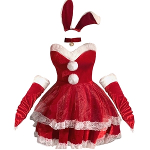 200斤外贸特大码女装速卖通亚马逊欧美风圣诞新年性感红裙复古潮
