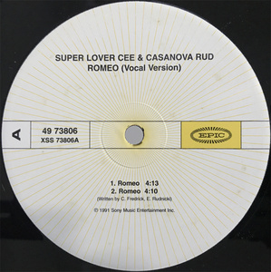 黑胶 | LP Super Lover Cee & Casanova Rud – Romeo P15480