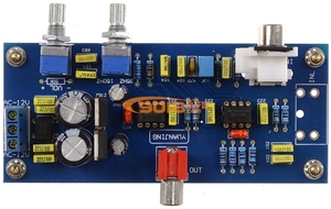 NE5532超重低音板成品 低通板 滤波板 低音炮前置板 前级音调板