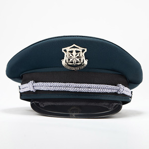 2011新式保安男款通用大檐帽物业门卫冬季大盖帽子常服大沿帽男女