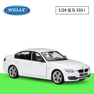 威利WELLY 1:24宝马BMW三系轿车335i 合金汽车模型 收藏 礼品红色
