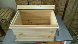 中蜂箱标准框杉木烘干蜂箱批零养蜂工具蜜蜂箱板材散件1.1厚包邮