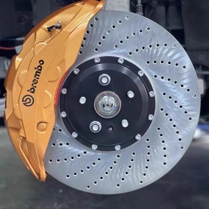 布雷博brembo卡钳改装阿基波罗8n9n十活塞AMG f50 mp鲍鱼刹车卡钳