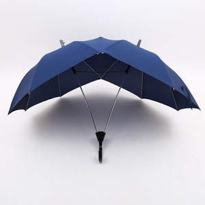双人伞情侣伞雨伞情侣伞超大号双顶双杆连体时尚晴雨两用伞