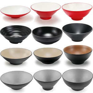 黑色磨砂日式面馆面碗专用商用拌饭碗螺蛳粉碗塑料汤碗麻辣烫大碗