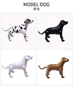 宠物狗服装展示道具狗狗衣服摄影拍照静态模型充气小狗模特假模