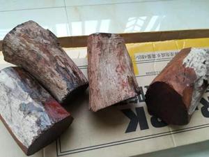 老挝大红酸枝原木料弹弓贴片佛珠手串板块方挂件雕刻刀柄料小料