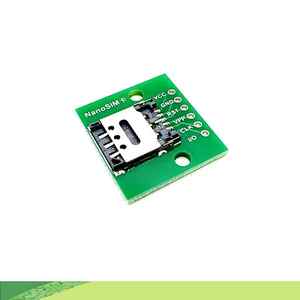 SIM卡测试板Nano sim卡槽式PCB电路连接测试转接板手机卡2.54DIP