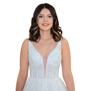 2023 New Fashion Wedding Dress European Style White Elegance