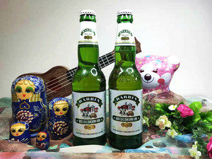 哈尔滨啤酒1900小瓶哈啤330ml*6瓶 黑龙江省包邮
