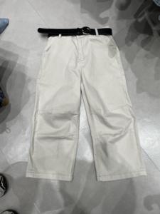 WEISU唯速52173米灰色牛仔裤女2024夏季新款高腰显瘦八分直筒裤潮