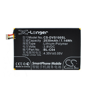CameronSino适用朵唯 S2X手机电池PL-C01