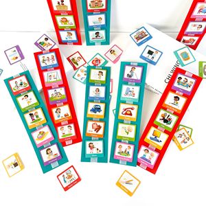 Kids Visual Schedule幼儿生活日常活动计划日程安排规划英文卡片