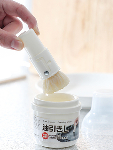 日本进口sanada油瓶厨房家用烧烤煎蛋烙饼抹油刷耐高温不掉毛防尘