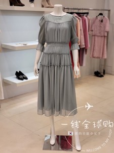 直邮  韩国代购 LYNN 夏款气质优雅连衣裙LCOPME0100