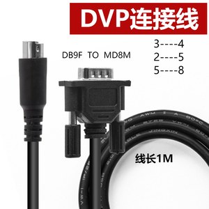 DVP/XVP信捷文本OP320-A触摸屏TH765-N与信捷plc通讯线连接线