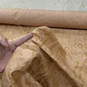 私人订制手工刺绣服装面料丝绸桑蚕丝布匹面料重磅真丝布