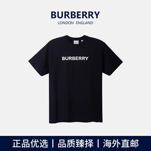 Burberry/博柏利 巴宝莉 24新款立体基础字母印花圆领短袖男T恤女