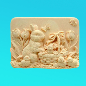 小兔子花园家用自制手工皂模具石膏精油熏香工具diy儿童材料模具