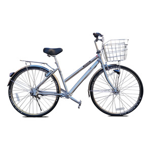 日本自行车轴传动川崎/富士铝合金不锈钢变速复古淑女运动通勤车