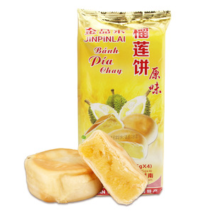 越南进口特产金品来榴莲饼340克*2袋传统糕点早点Pia休闲零食点心