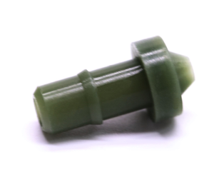 点胶机配件耗材气动喷射阀零件清胶嘴绿色全新圆柱形排胶嘴喷胶用