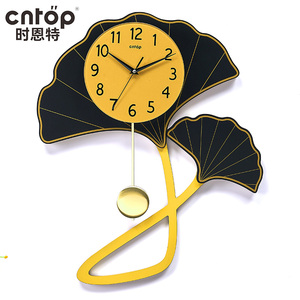 cntop时恩特创意挂钟客厅钟表艺术家用装饰挂表现代简约大气北欧
