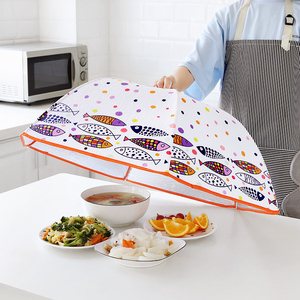 冬季保温盖菜罩子折叠餐桌罩伞大号方形厨房家用饭菜保温神器加厚