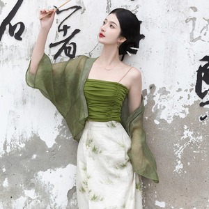 汉服女款夏季旗袍改良年轻款高端少女中国风套装新中式女装连衣裙
