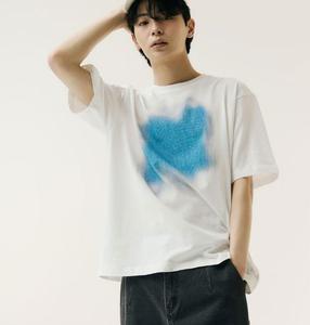 韩国正品 FREI设计师品牌夏季新款男女扎染纯棉个性短袖圆领T恤潮