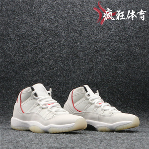 Air Jordan 11 AJ11白红铂金色兔八哥休闲运动篮球鞋 378037-016