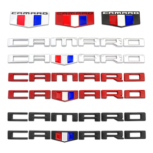 适用于雪佛兰科迈罗CAMARO车标贴改装英文字母金属侧标叶子板车贴