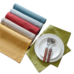 北欧日式餐垫棉麻布艺西餐餐布桌垫美式乡村托盘垫布西餐布杯子垫