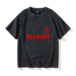 T MAC火箭麦蒂麦迪篮球 运动T恤短袖Oversize衣服女男圆领大码宽