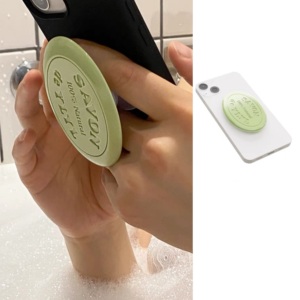 现货韩国立体ins香皂savon逼真抹茶温柔气质手机支架
