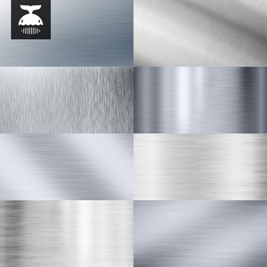 银色灰色ps金属拉丝纹理质感贴图材质背景设计元素高清图片素材