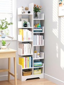 日本进口MUJIE简易书架靠墙落地小型网红置物架简约现代家用书柜