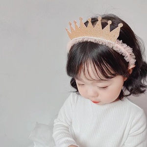 儿童宝宝周岁女孩生日头饰公主皇冠发箍帽拍照氛围感道具女童2岁