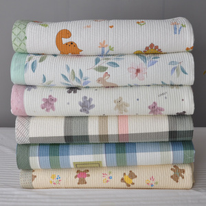 韩式斜纹全棉棉花绗缝水洗床盖床单床垫榻榻米垫子绗缝被四季垫子