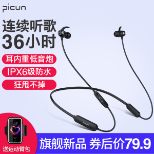 Picun/品存 H18-X蓝牙耳机运动游戏音乐双模式耳塞跑步头戴颈挂脖